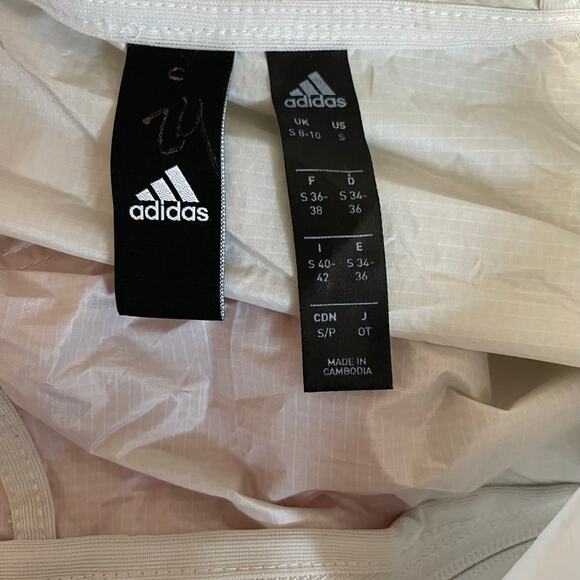 Adidas Womens Size S W Pck WND J Ai Hoodie DT9409 Athletic Jacket Windbreaker - Picture 3 of 11